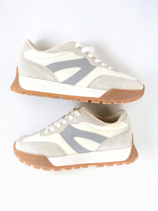 Lug Sole Stripe Sneaker