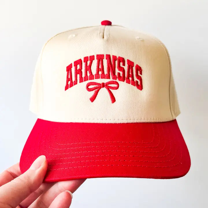 Vintage Embroidered Arkansas Hat