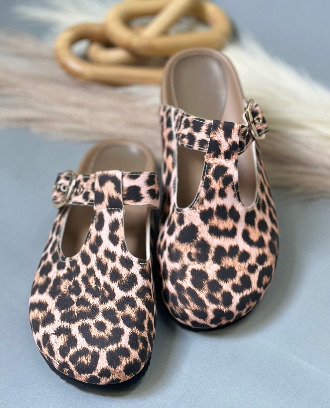 Wild Side T-Strap Clogs