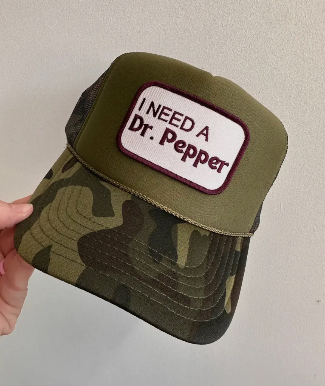 Dr. Pepper Foam Trucker Hat