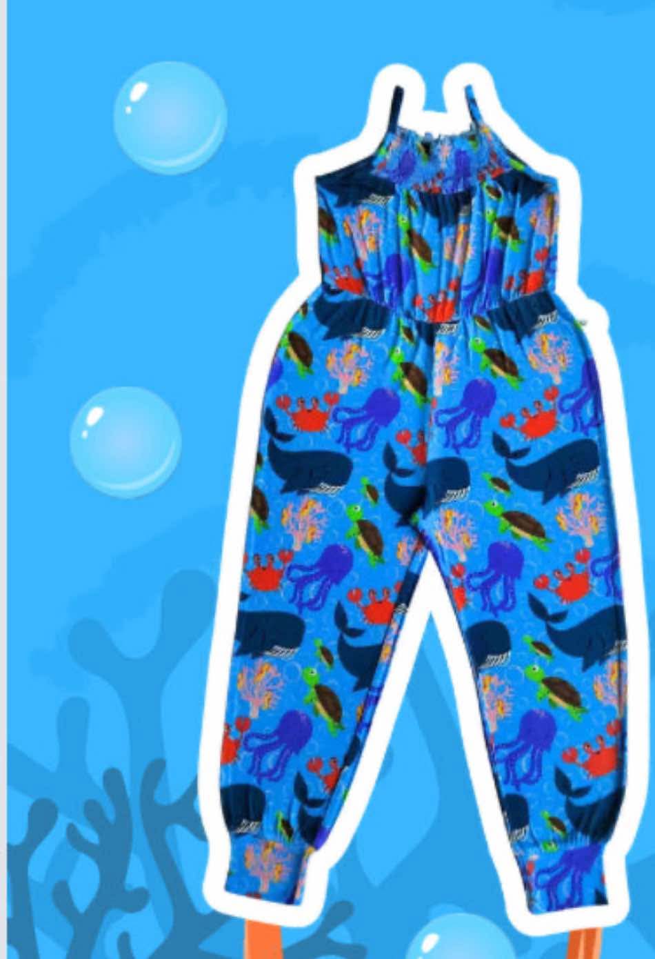 Under The Sea Remix Long Sleeve Bubble Dress