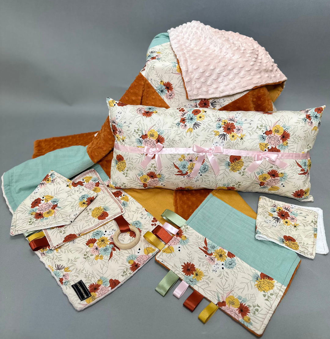 5 Piece Baby Floral Set
