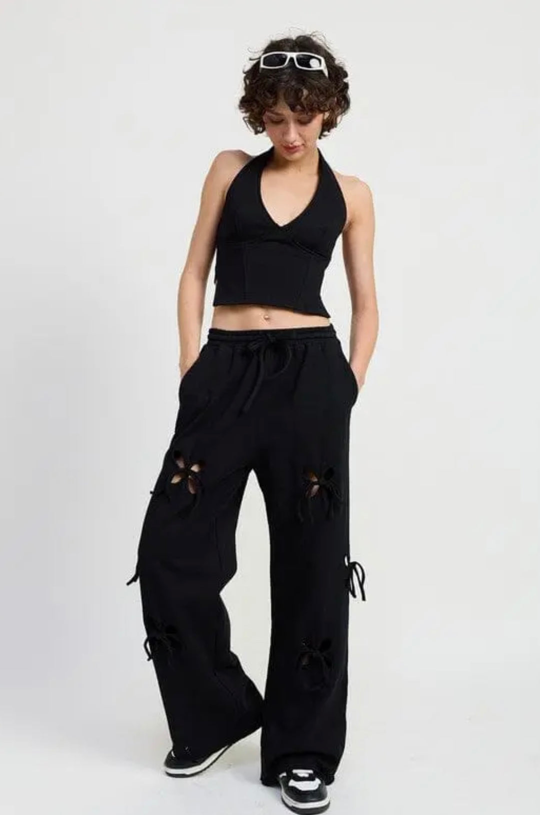 French Terry sweats W/ Cutout Detail