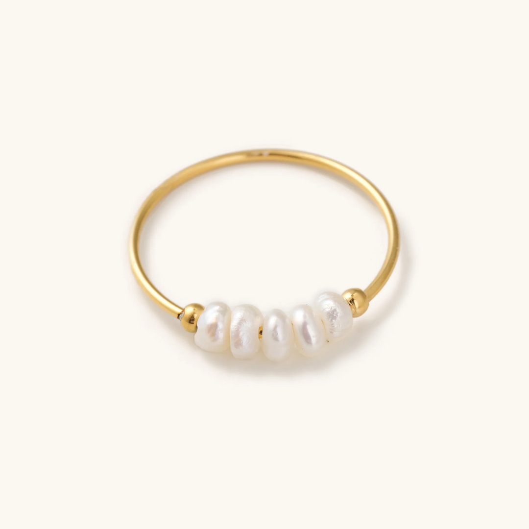 Waterproof Gold Polly Ring