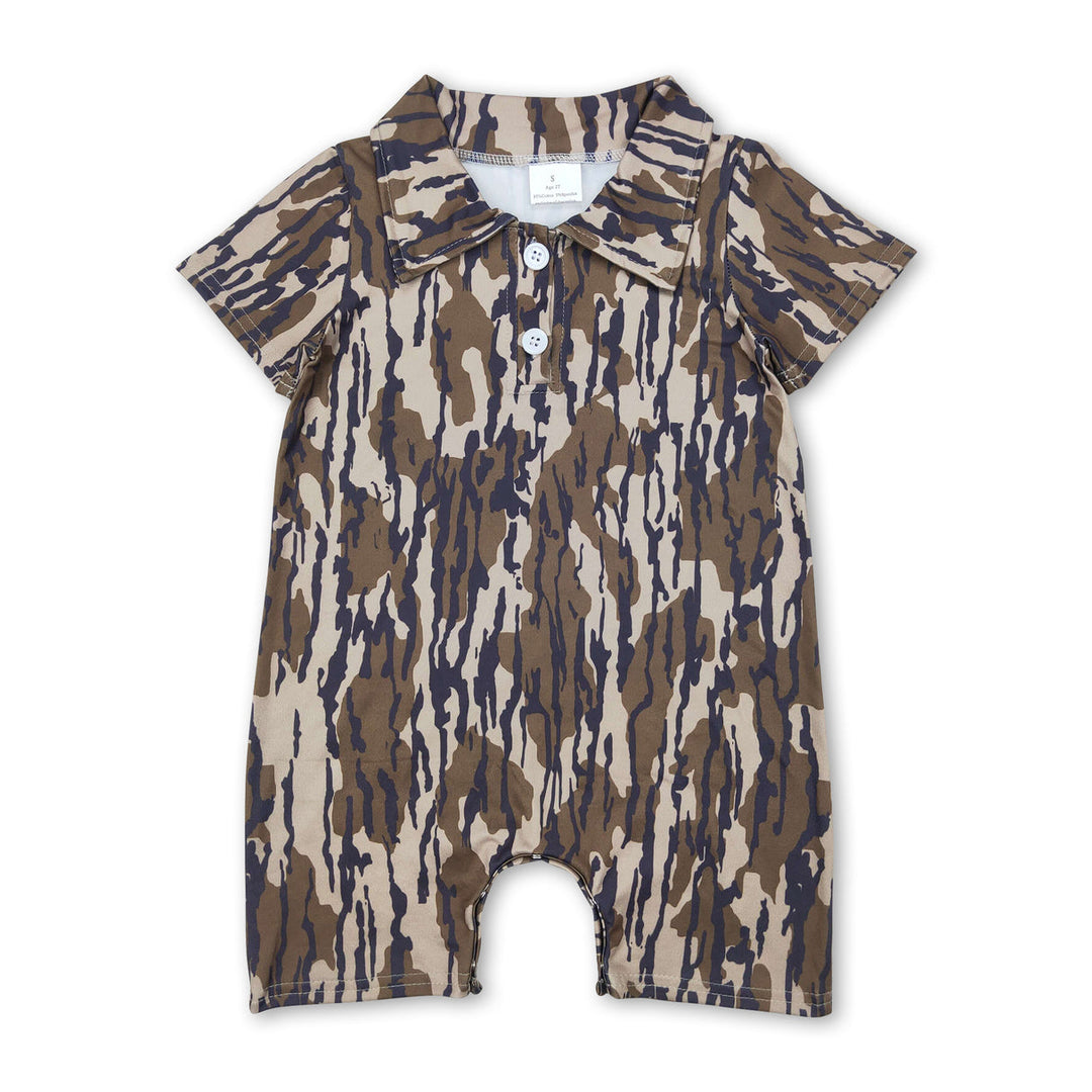 Camouflage Baby Romper