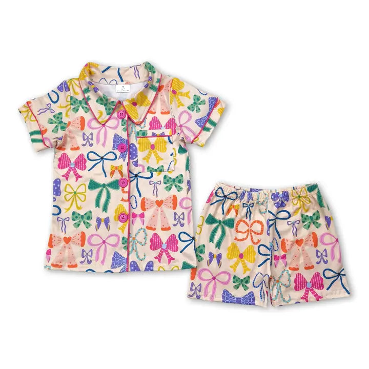 All About Bows Pajama Set