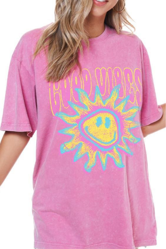 Good Vibes Sunshine Graphic Tee