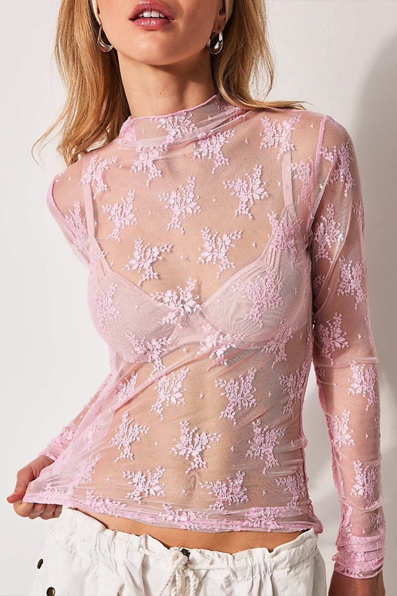 Lace Mesh Shirt