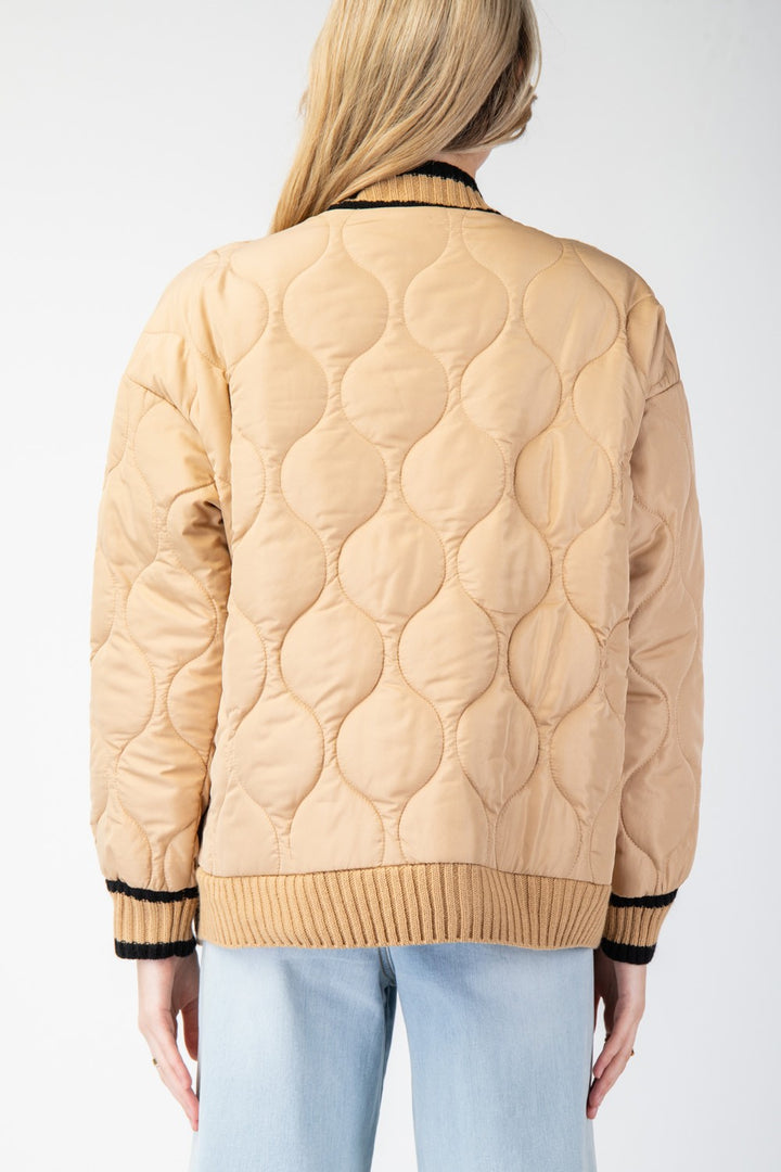 Textured Long Sleeve Jacket
