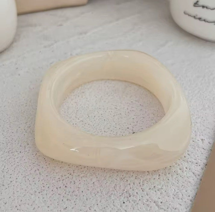 Thick Resin Acrylic Bangle