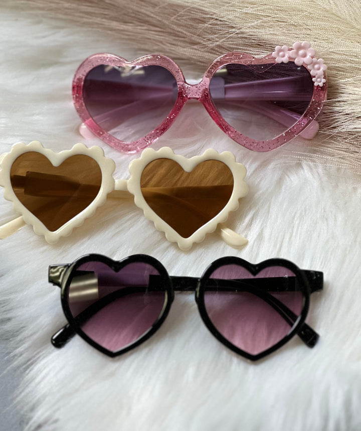 Kid’s Heart-Shaped Sunglasses