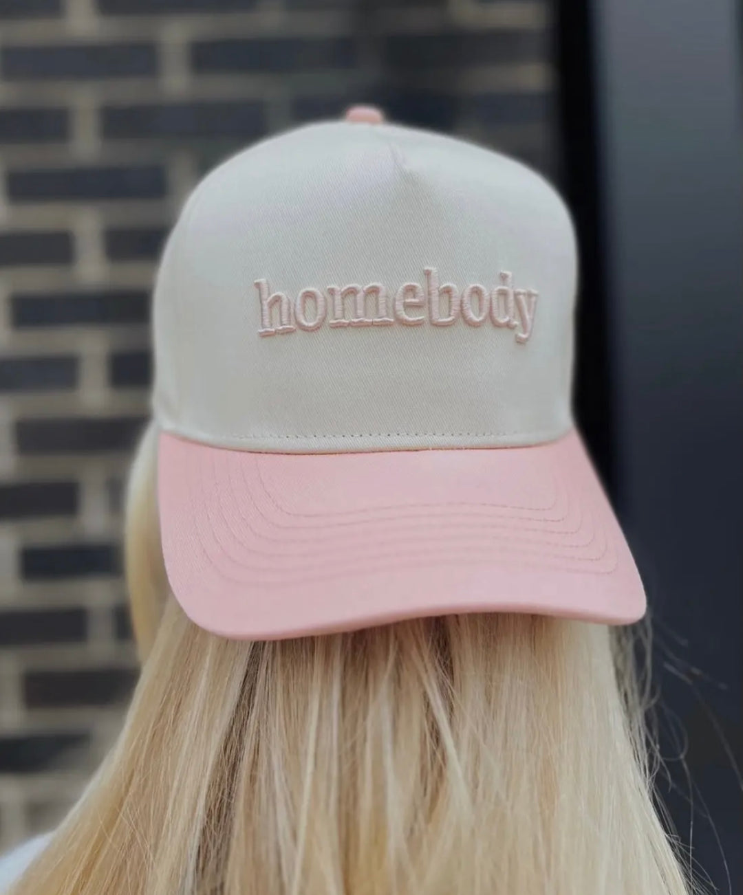 Homebody Pink Vintage Trucker Hat