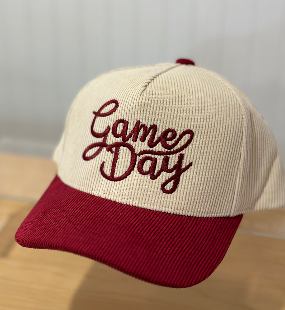 Game Day Corduroy Trucker Baseball Cap