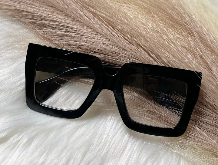 Oversized Rectangle Glasses
