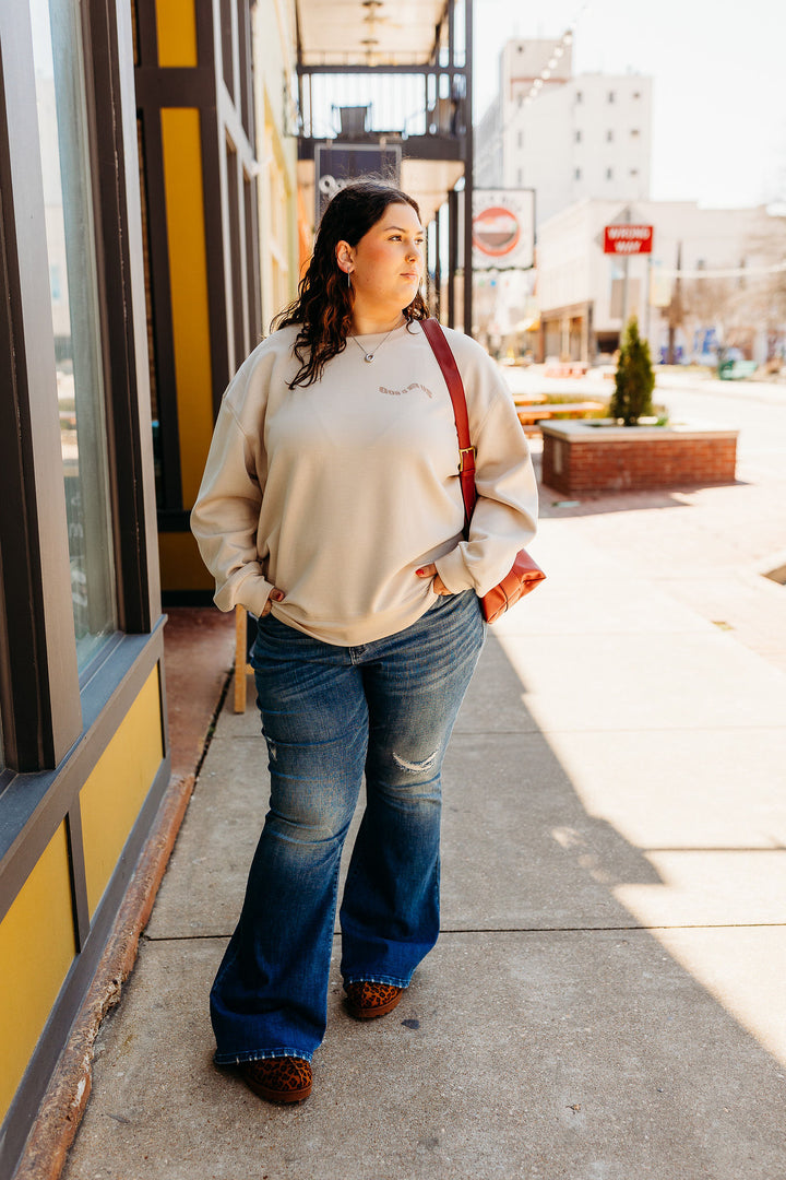 God Is With Us Ultra Comfy Pullover Sweatshirt