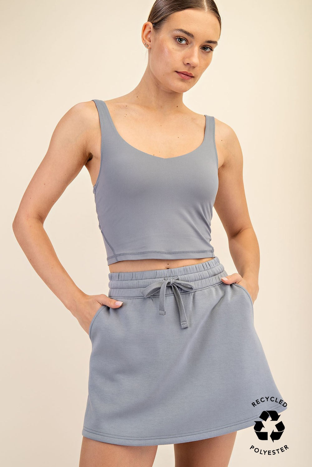 V-Neck Yoga Top With Padding