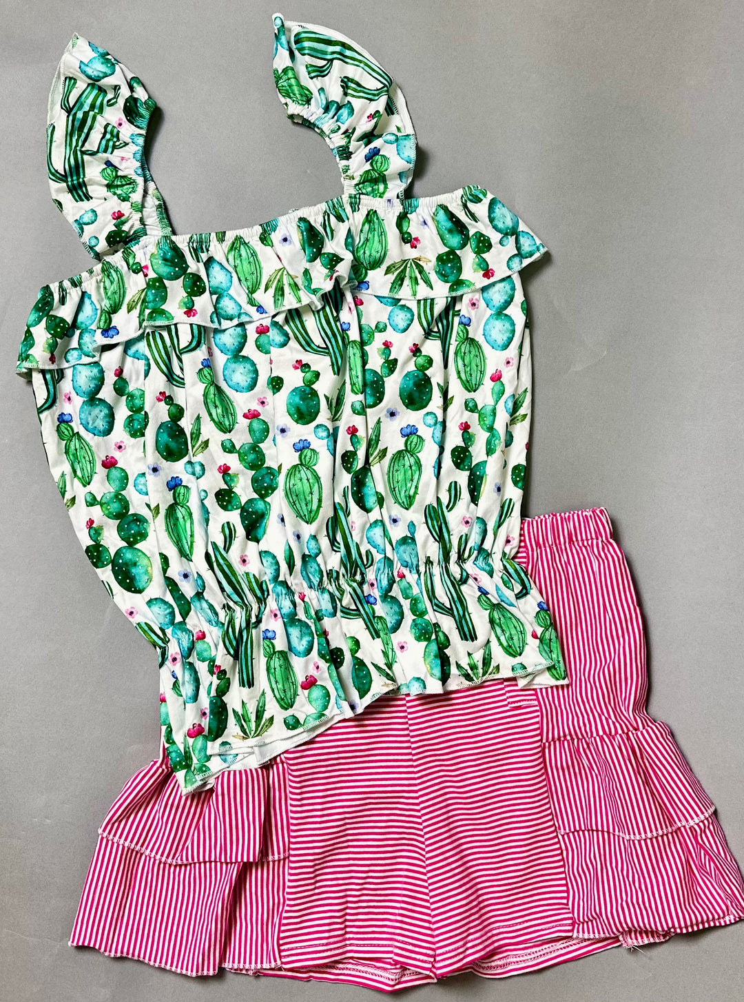 Cactus Succulent Floral Outfit