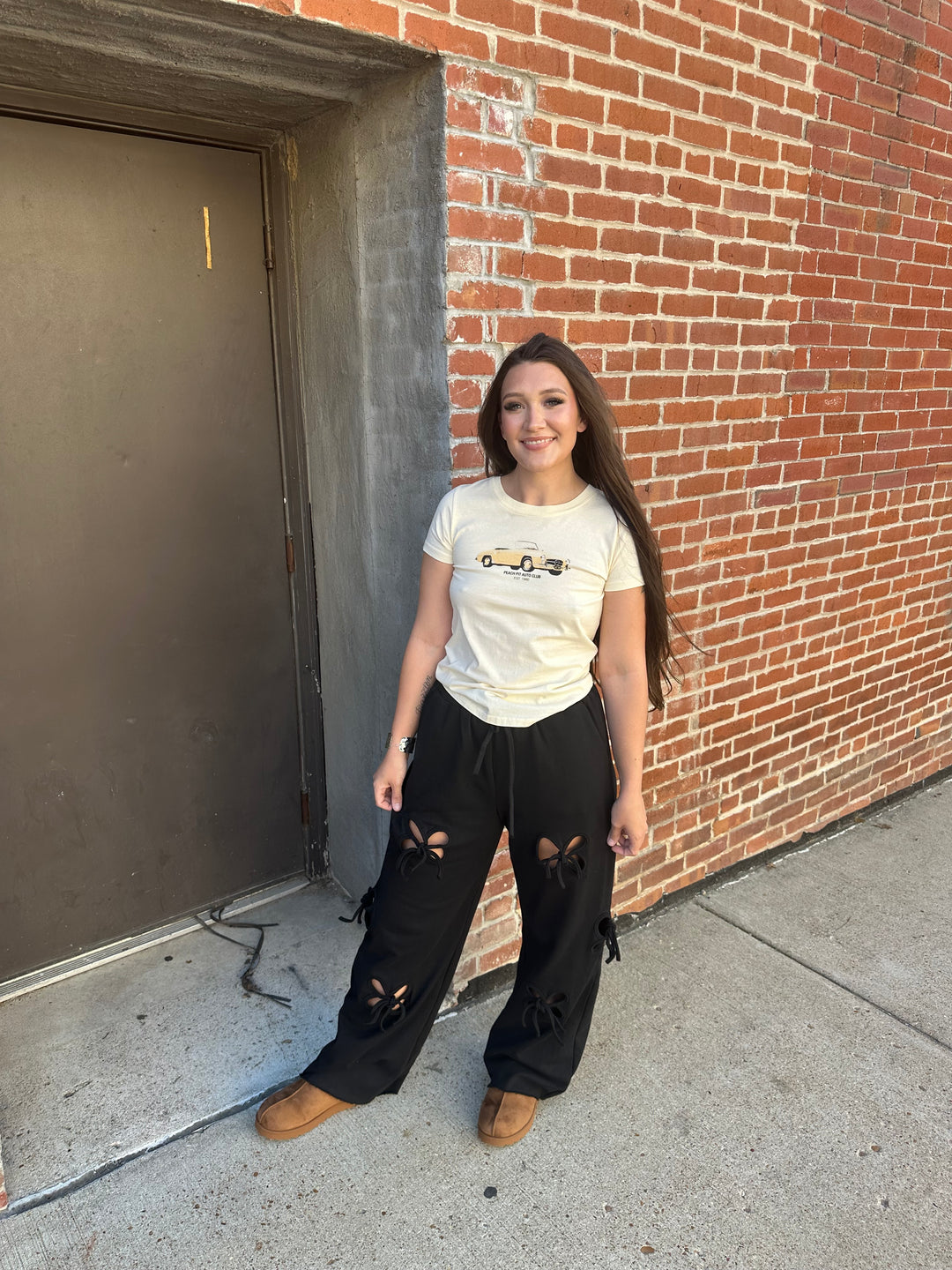 French Terry sweats W/ Cutout Detail