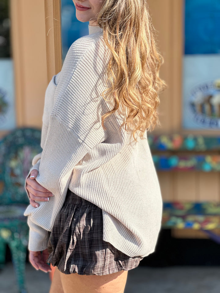 Long Sleeve Solid Knit Top