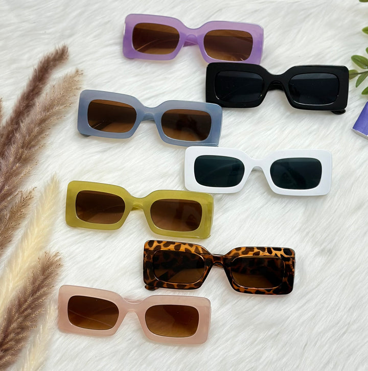 Rectangular Frame Sunglasses