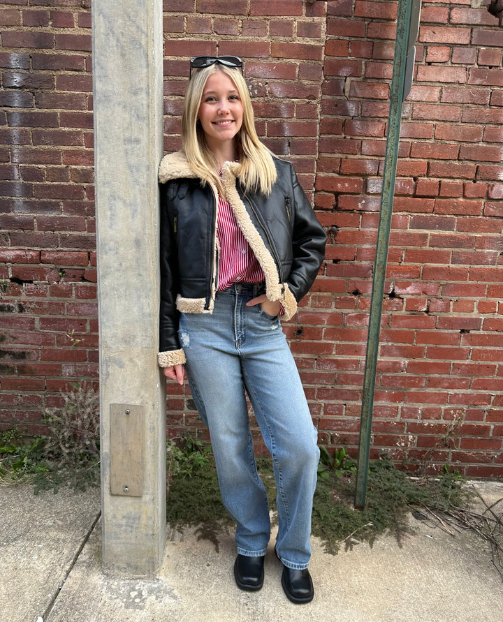 Double-Faced Biker Jacket