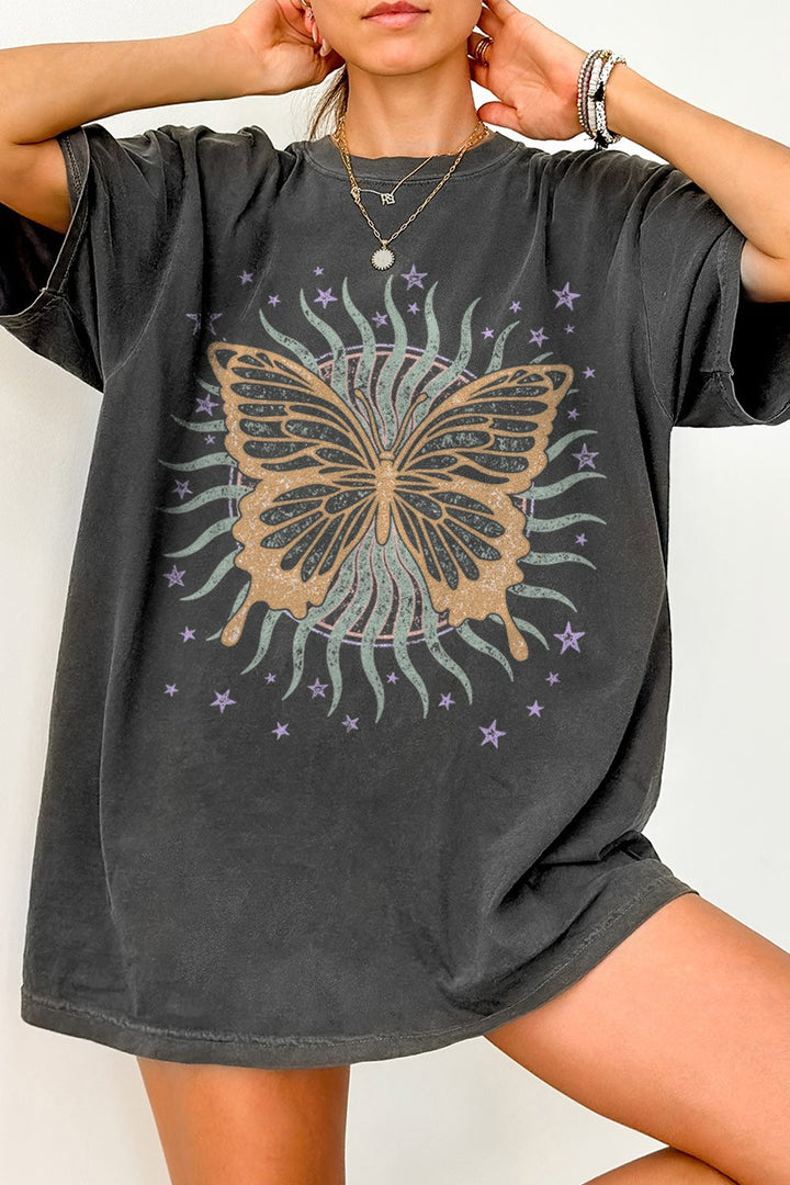 Butterfly Sun Comfort Colors Tee
