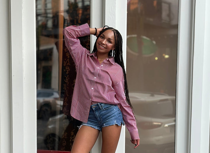 Striped Button Up Shirt