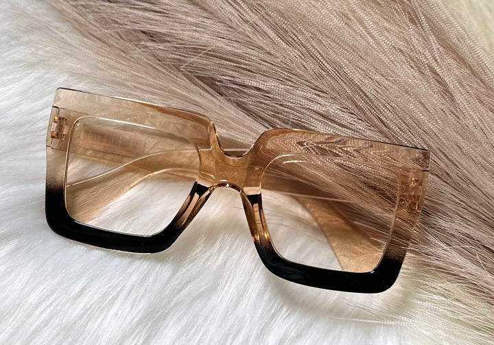 Oversized Rectangle Glasses
