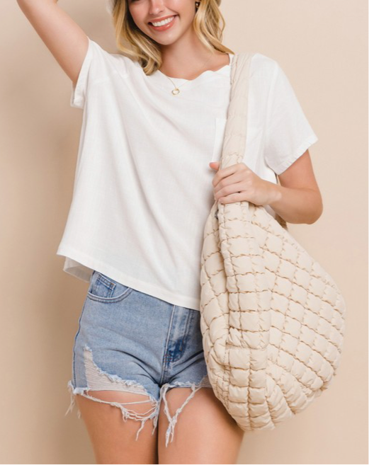 Quilted Crossbody Bag
