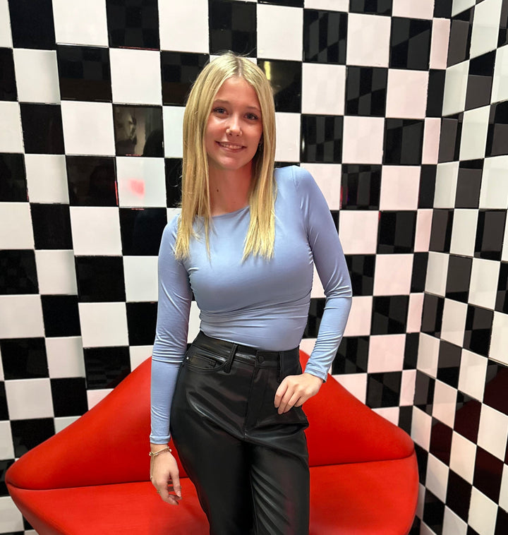 Long Sleeve Ruched Top