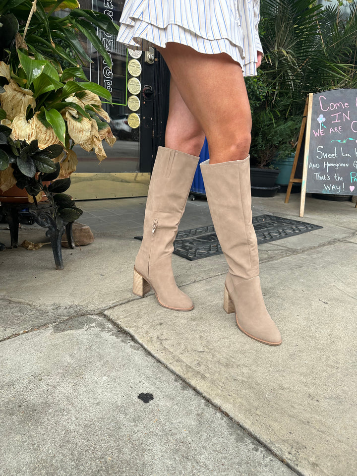 The Shiloh - Knee High Block Heel Boots