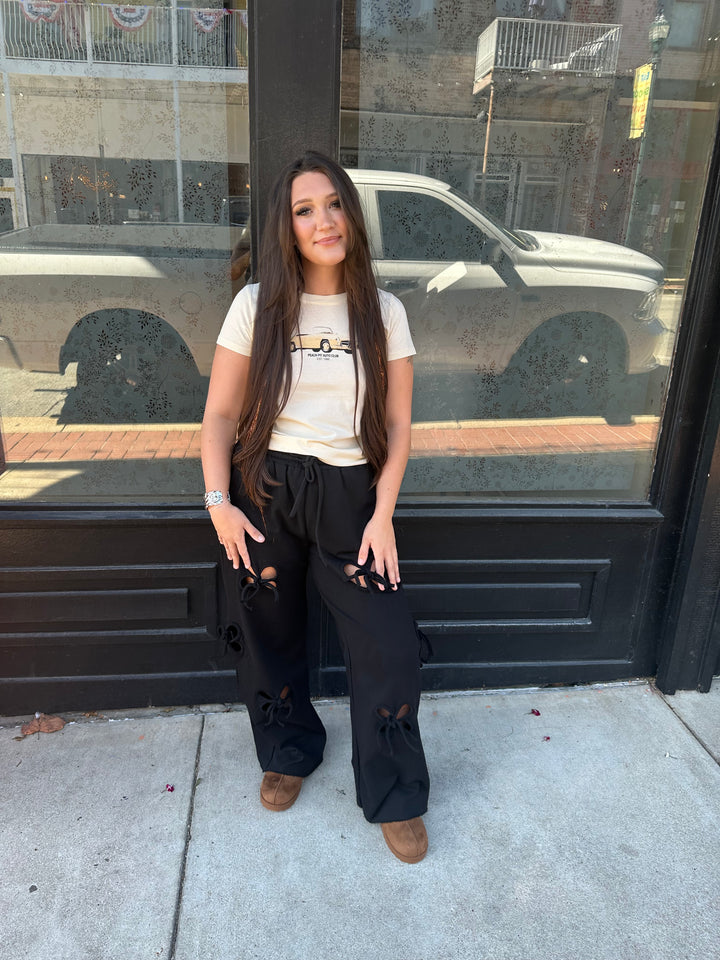 French Terry sweats W/ Cutout Detail