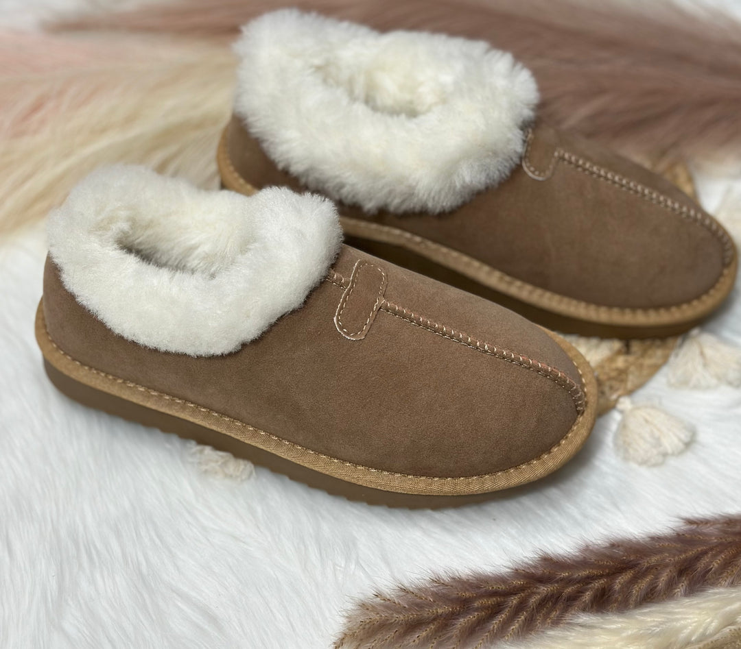 Faux Fur Lined Slippers