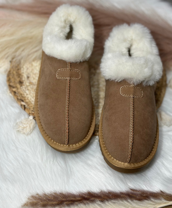 Faux Fur Lined Slippers
