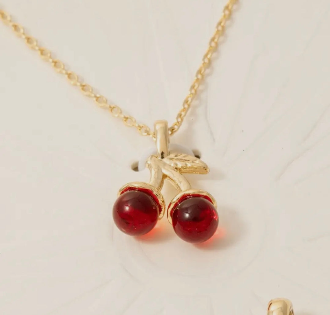 Cherry Swappable Pendant Necklace