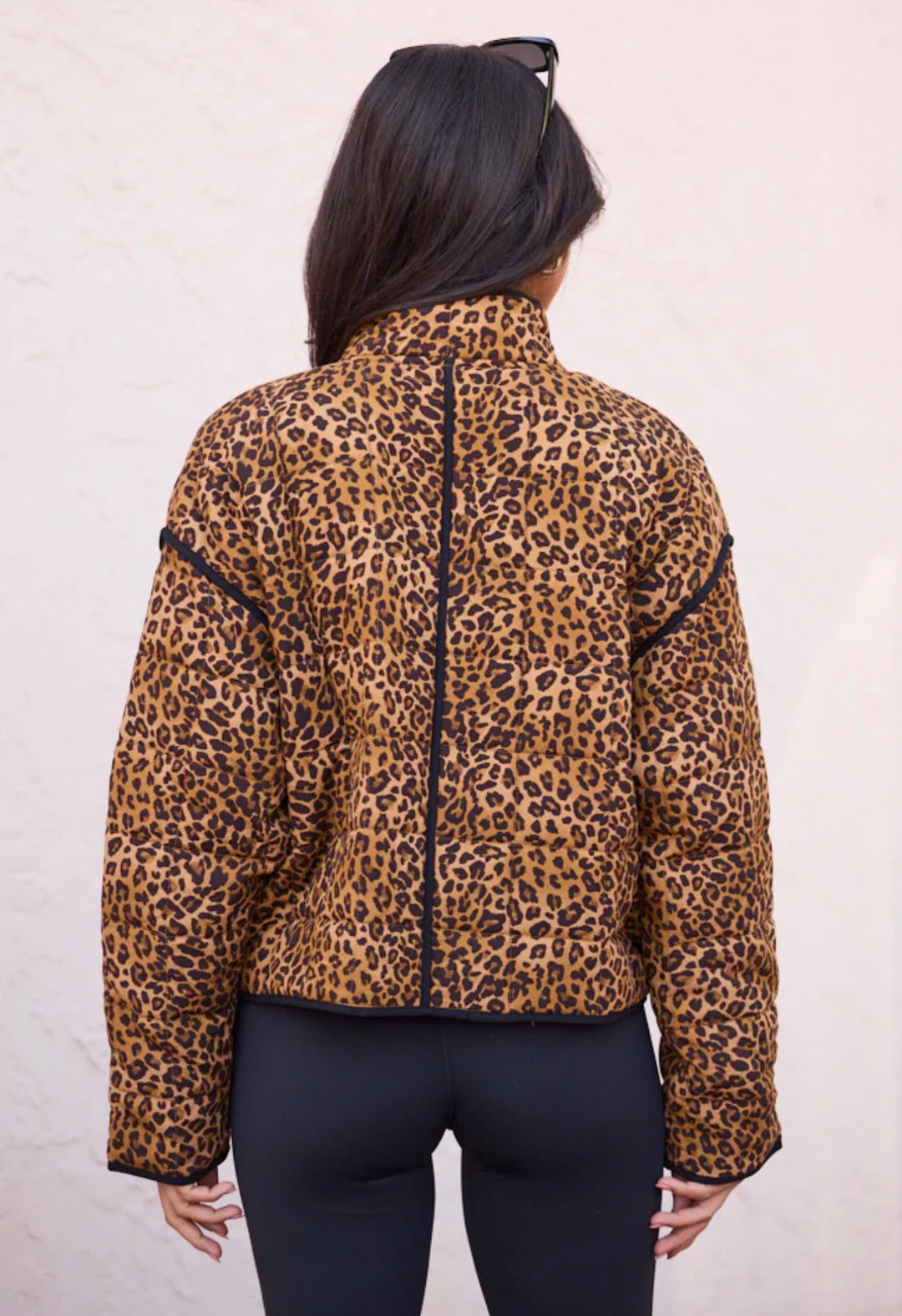 Quilted Leopard jacket