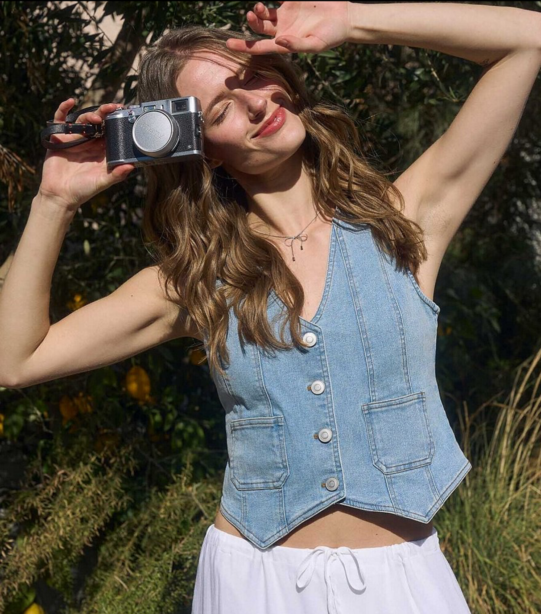 Denim vest