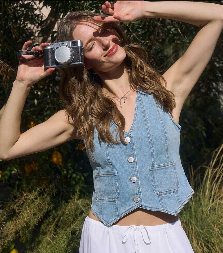 Denim vest