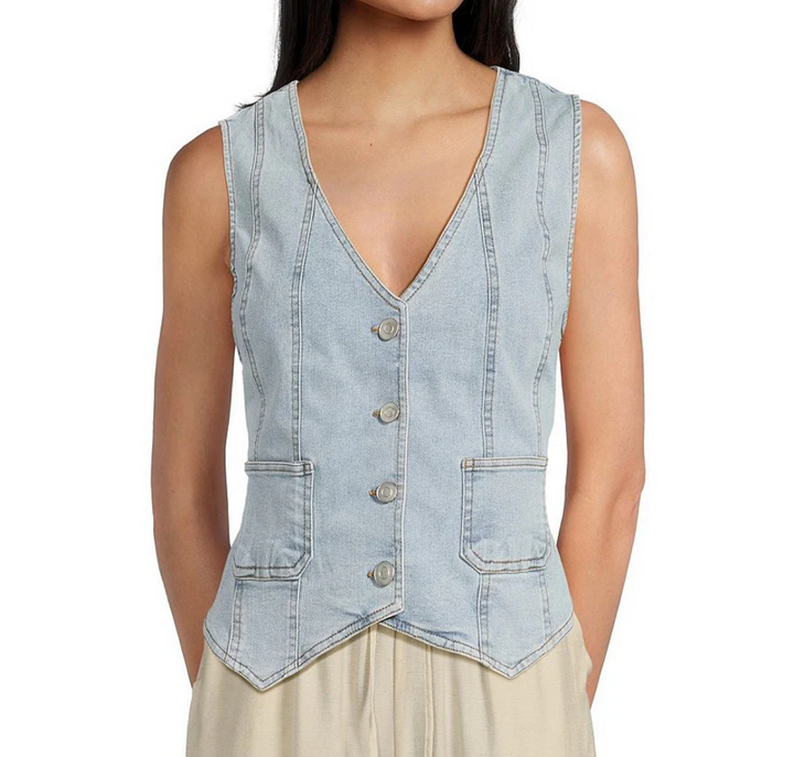 Denim vest