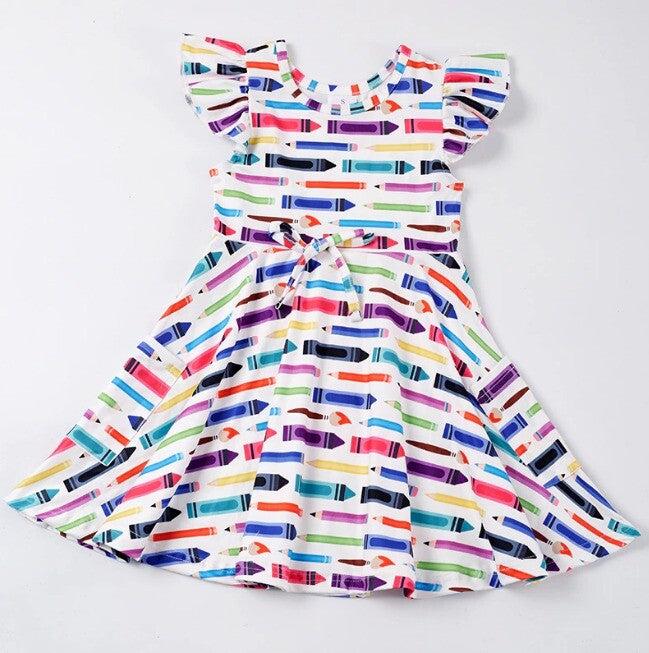 Crayons & Pencils Dress