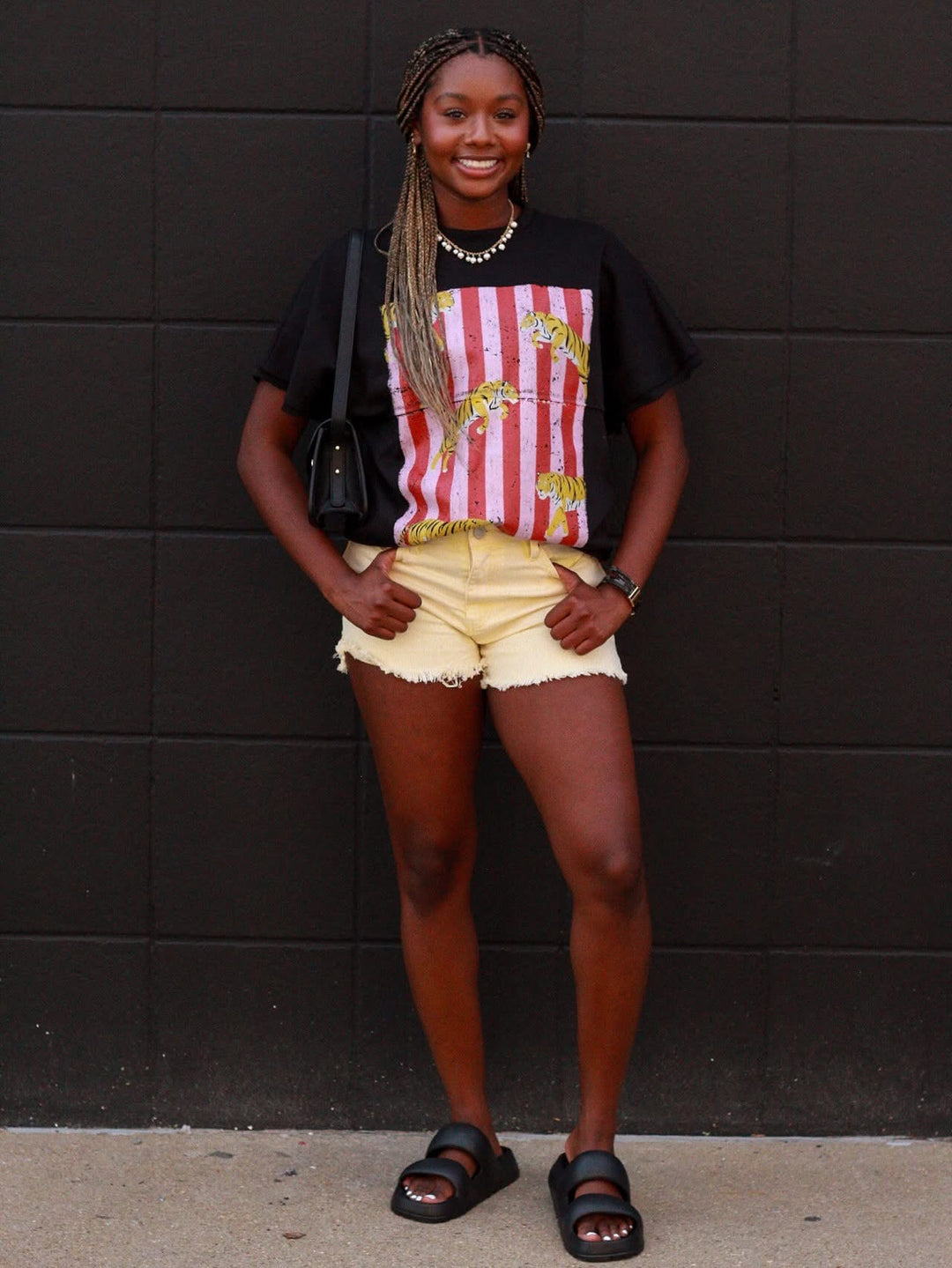 Multi Tigers Graphic Top