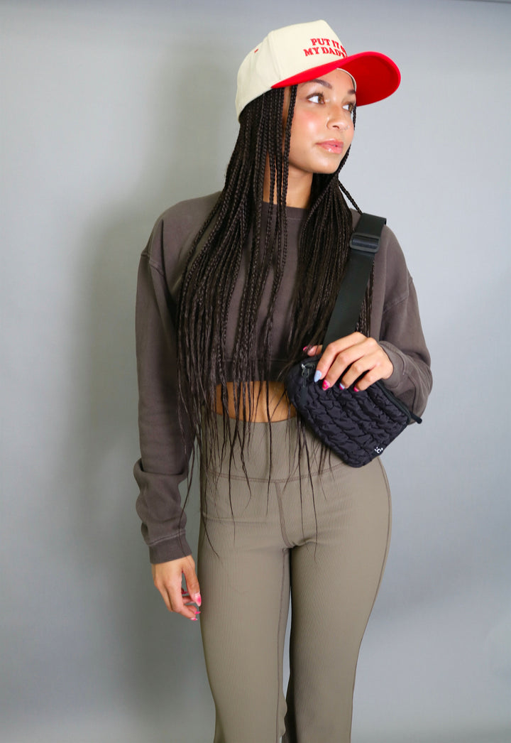 Basic Crop Sweatshirt