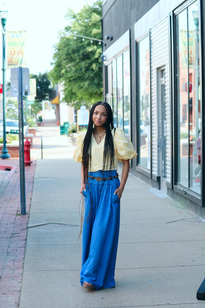 Tencel Chambray Pants