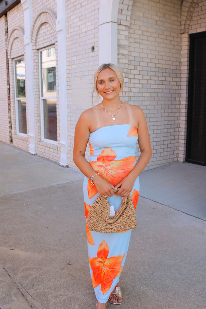 Evelyn Exclusive Floral Print Dress