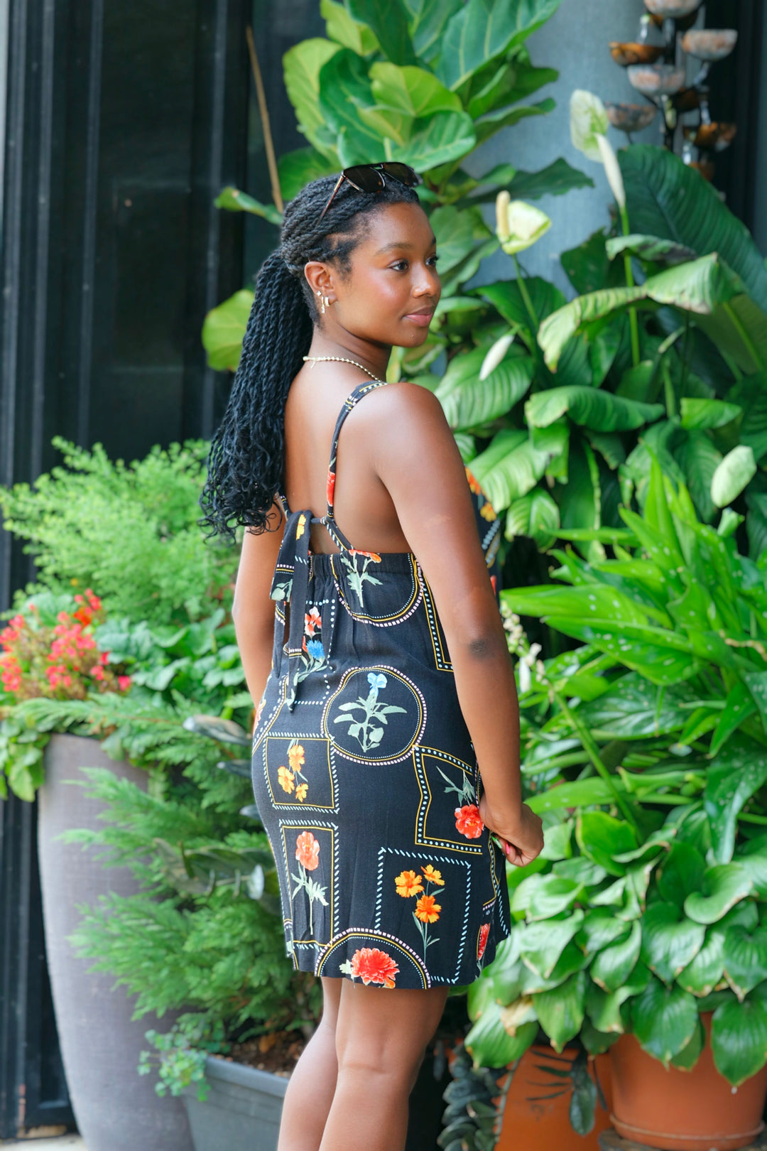 Printed Mini Dress